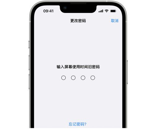 坡心镇iPhone屏幕维修分享iPhone屏幕使用时间密码忘记了怎么办 