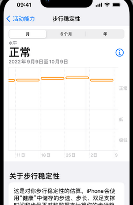 坡心镇iPhone手机维修如何在iPhone开启'步行稳定性通知'